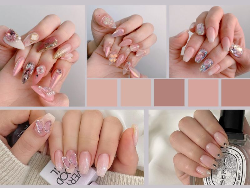 Những nail màu hồng pastel tự nhiên - Hình số 9