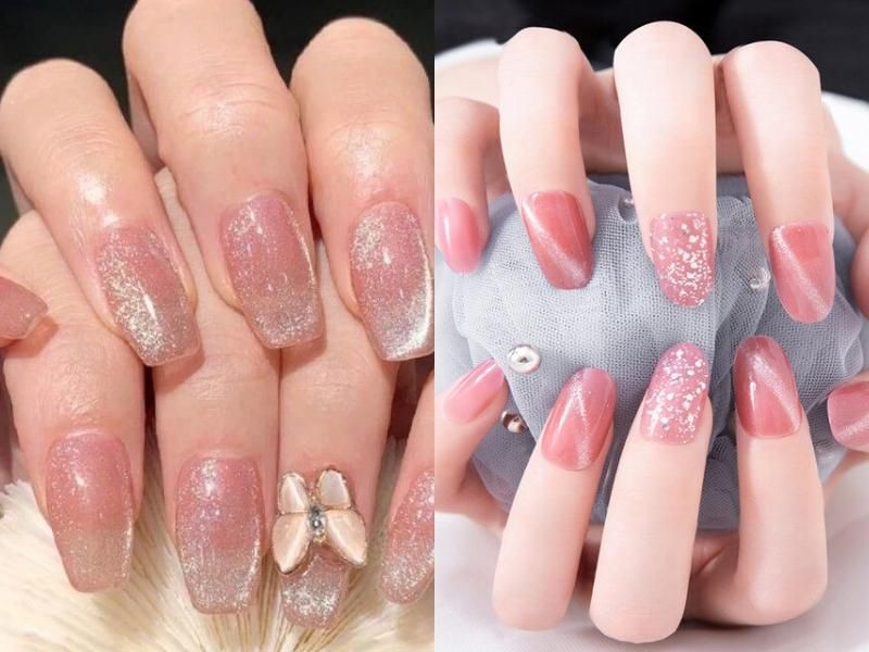 Những những mẫu nail mắt mèo kim cương 2026 - Hình số 6