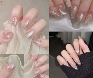 Những mẫu nail mắt mèo trắng đẹp - Hình số 5