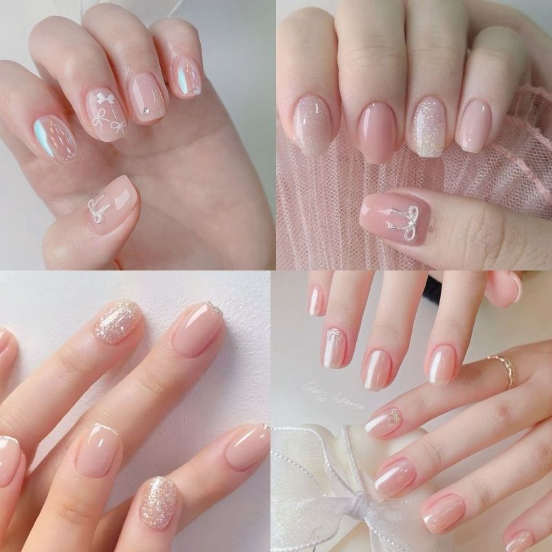 Những nail màu hồng pastel đẹp - Hình số 3