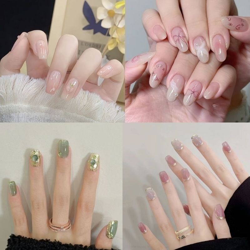 Những mẫu nail thạch đơn giản - Hình số 3