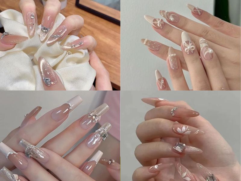Những mẫu nail thạch đơn giản - Hình số 10