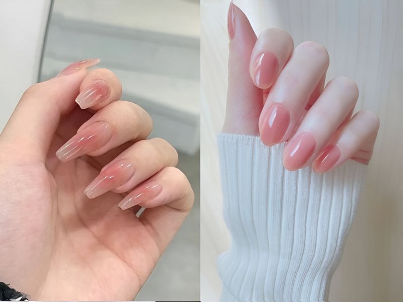 Những mẫu nail thạch đơn giản - Hình số 5