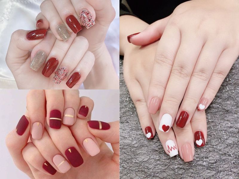Những mẫu nail tay nhẹ nhàng móng vuông - Hình số 5