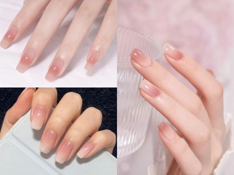 Những mẫu nail sơn thạch đẹp ombre - Hình số 6