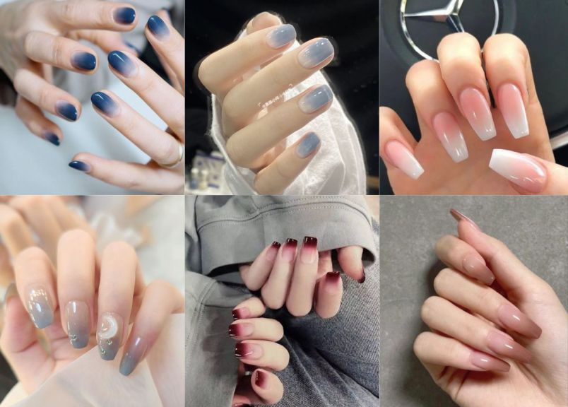Những mẫu nail sơn thạch đẹp ombre - Hình số 8